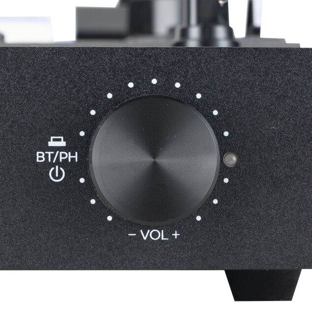 Platine vinyle avec 2 enceintes bluetooth 10W L35X30X11 cm