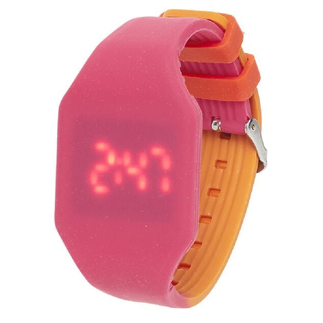 Montre led chiffres invisibles en silicone