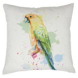 Housse de coussin &eacute;clats de couleurs flashy animaux 40x40cm