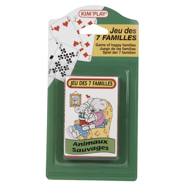 Jeu de cartes Les 7 familles