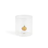 Verre avec d&eacute;cor int&eacute;rieur citrouille 350ml &Oslash;8xH8,5cm