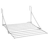 Étendoir à linge séchoir de balcon métal noir 6m d'étendage