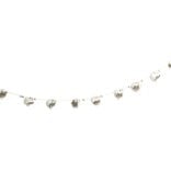 Guirlande Noël cerf blanc 1,8m