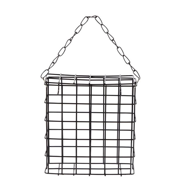 Support nourriture oiseau noir