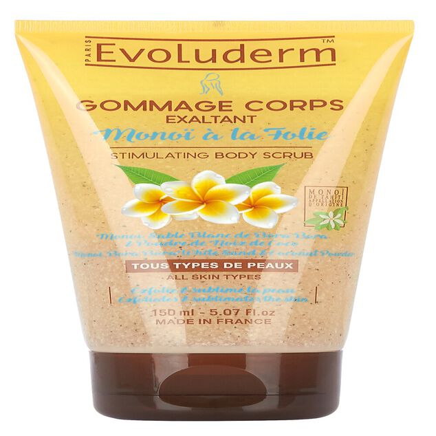 Gommage corps Evoluderm monoï à la folie 150 ml