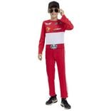 D&eacute;guisement enfant pilote de course combinaison rouge (7/10ans ou 11/14)
