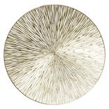 Set de table rond brillant rose ou dor&eacute; &Oslash;38cm