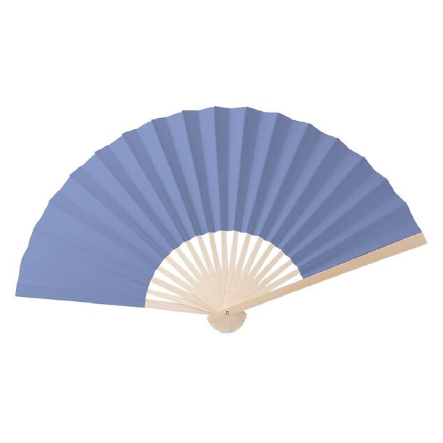 Éventail en bambou et papier 3 coloris