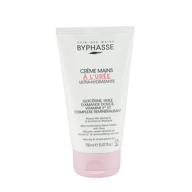 Crème mains ultra hydratante à l'urée Byphasse 150ml