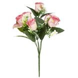 Piquet de boutons de Roses - Fleur artificielle rose