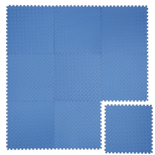 Dalle de protection piscine x9 en mousse 38,5x38,5cm superficie 1,33m&sup2;