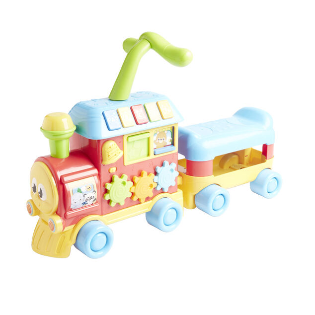 Porteur train &eacute;ducatif L71xH46cm