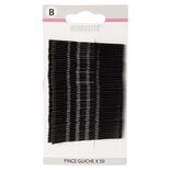 Pince guiche métal noir L.6,5 cm x50