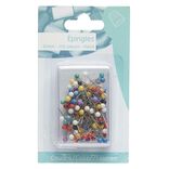 &Eacute;pingle &agrave; t&ecirc;te x100 multicolores
