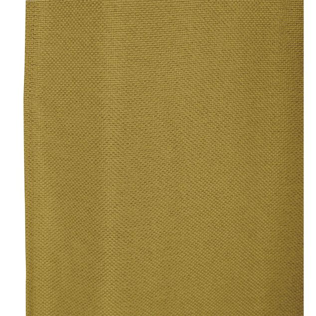 Rideau occultant effet tram&eacute; jaune 140x240cm