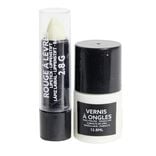 Vernis à ongles et rouge à lèvres phosphorécents verts