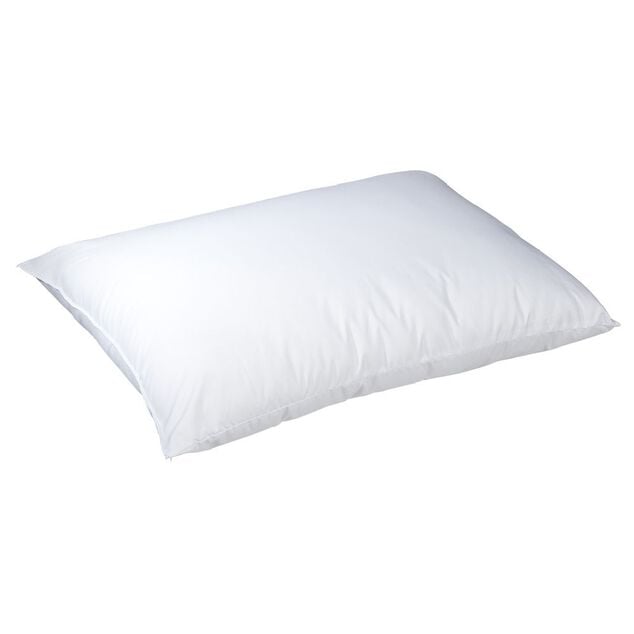 Oreiller carr&eacute; polyester blanc