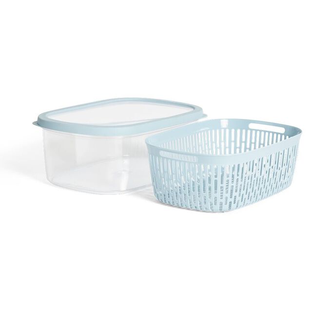 Bo&icirc;te de conservation alimentaire avec panier fra&icirc;cheur 4 L