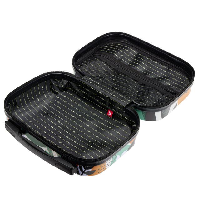 Vanity plastique rigide 10L motif tropical 31x15xH25cm