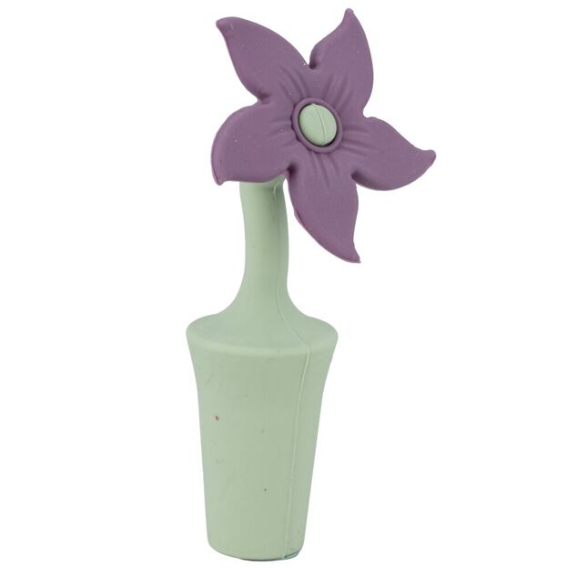 Bouchon silicone x3 forme fleur &Oslash;2,5xH6cm