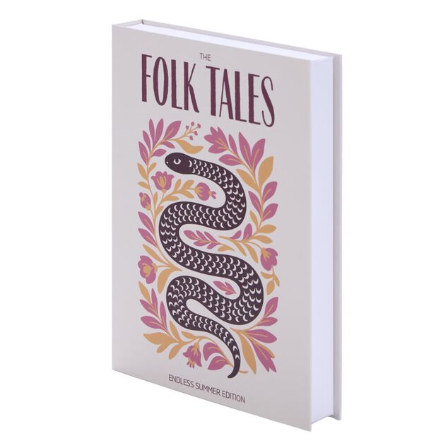 Bo&icirc;te livre carton fleur et serpent16,5x22cm