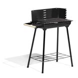 Barbecue &agrave; charbon Tucson m&eacute;tal noir