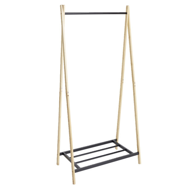 Portant bambou et tablette 75x44xH160cm