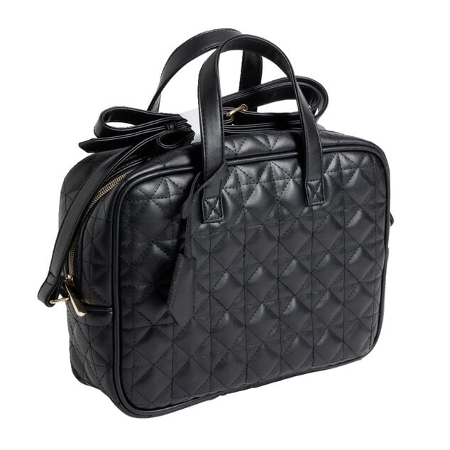 Sac &agrave; main bandouli&egrave;re noir grand format 25,5x8,5xH19cm