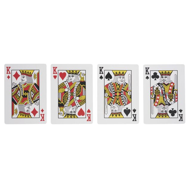 Jeu de cartes format XL