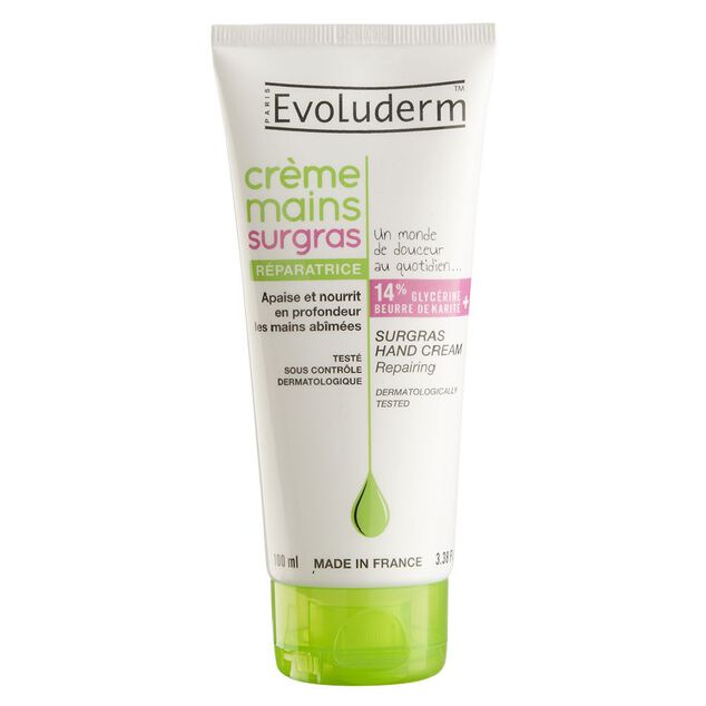 Cr&egrave;me pour les mains Evoluderm surgras 100 ml
