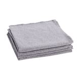 Serviette de table x4 effet lin 40x40cm (3 mod&egrave;les)