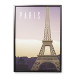 Cadre en bois affiche Paris 50x70cm