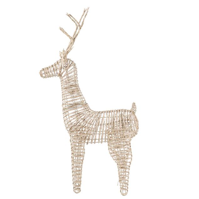 Renne de No&euml;l lumineux 360LED blanc chaud H104cm