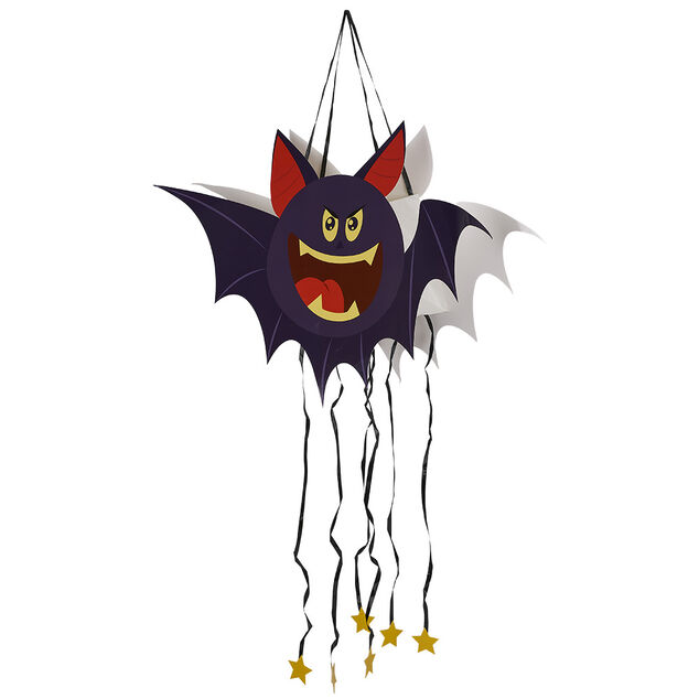 Pi&ntilde;ata pliable chauve souris en carton