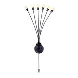 Pic solaire 6 bulles LED blanc chaud H70cm