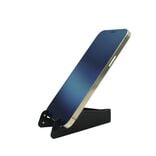 Support de téléphone ou tablette pliant angle 90° noir