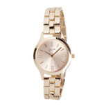 Montre femme bracelet maille inox rose gold