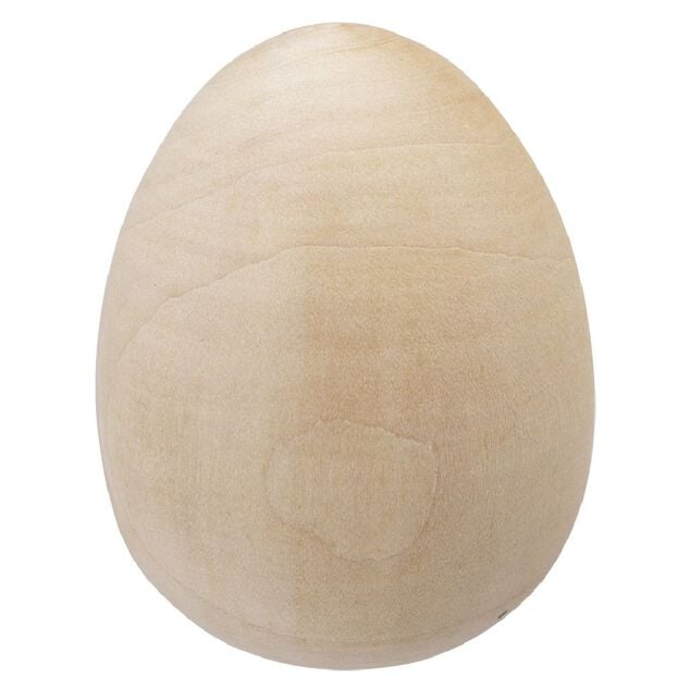 oeuf de P&acirc;ques en bois &agrave; d&eacute;corer