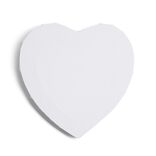 Toile à peindre forme coeur 19,8x19,8cm