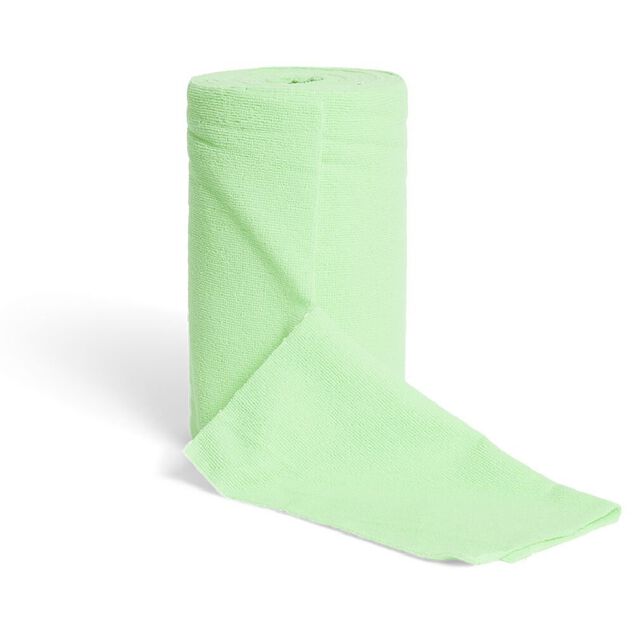 Rouleau de 50 chiffons en microfibre vert