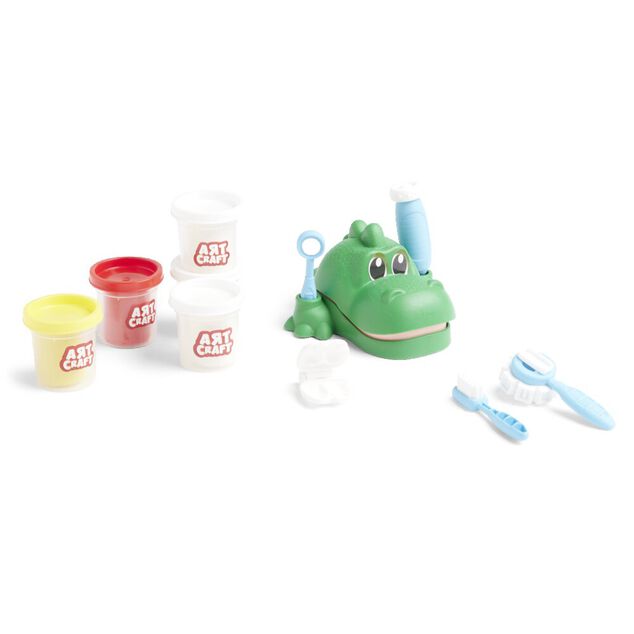 P&acirc;te &agrave; modeler dinosaure dentiste