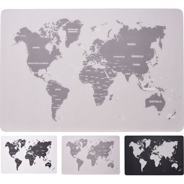 Set de table carte du monde