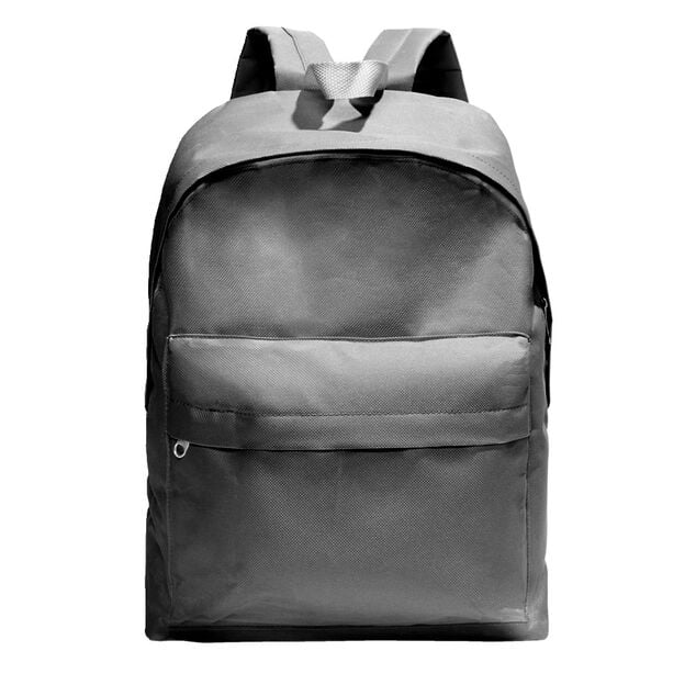 Sac &agrave; dos uni 2 poches 28x10,5xH37cm - 2 mod&egrave;les noir ou rose