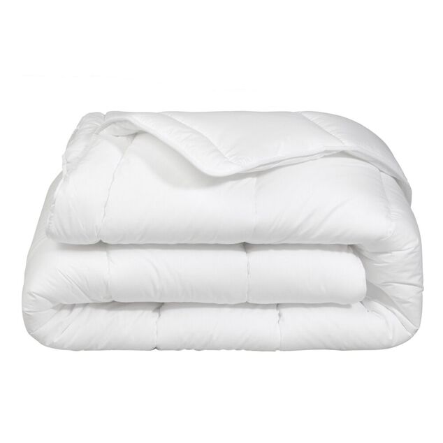 Couette 2 personnes 240x220 temp&eacute;r&eacute;e blanc