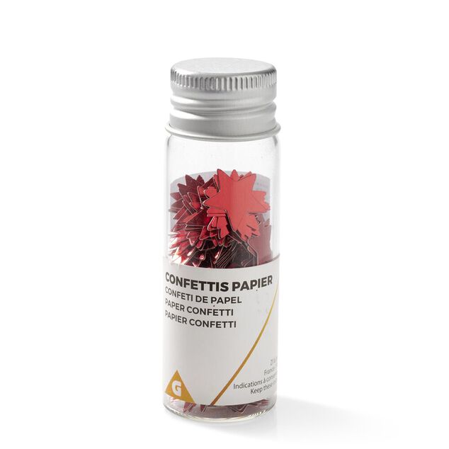 Confettis forme &Eacute;toile Rouge x 160