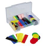 Jetons en plastique multicolore x100