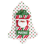 Suspension pour cadeaux de No&euml;l avec pr&eacute;noms H10cm (2mod&egrave;les)