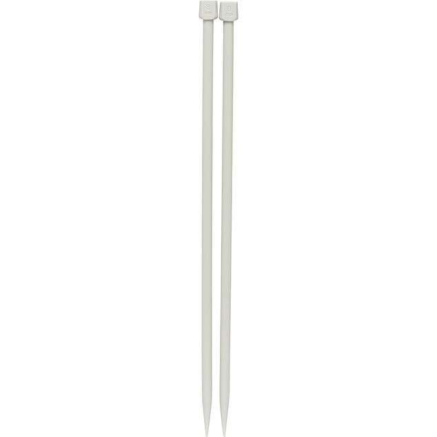 Aiguilles &agrave; tricoter en plastique L.35 x &oslash;0,8 cm