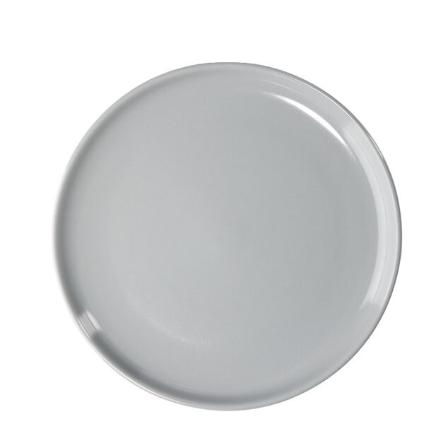 Assiette &agrave; dessert Oslo en gr&egrave;s gris &Oslash;20cm