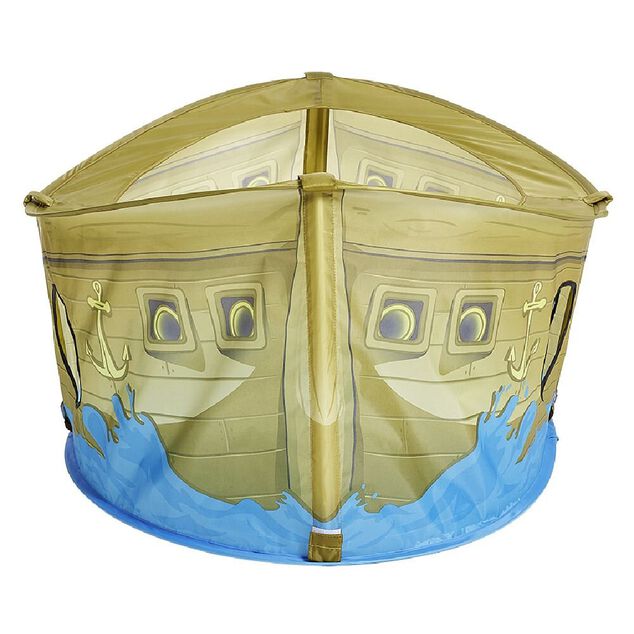 Piscine &agrave; balles bateau pirate 110x75xH50cm